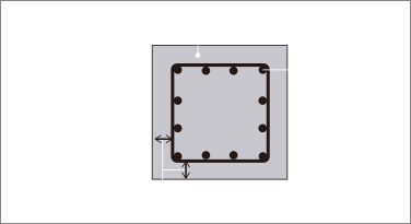 鉄筋コンクリートの設計かぶり厚30mm